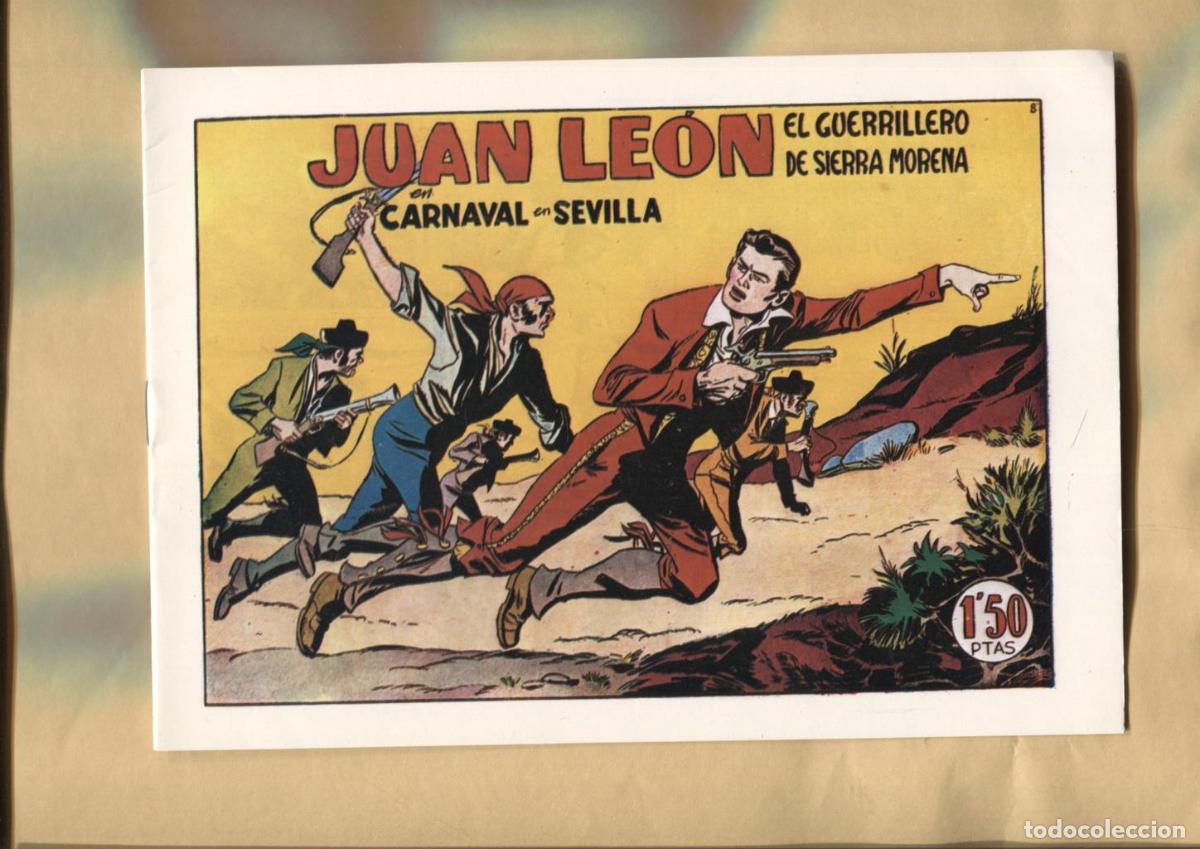 Comics : Facsimil: Juan Leon el guerrillero de sierra morena numero 08 - Juan Grau