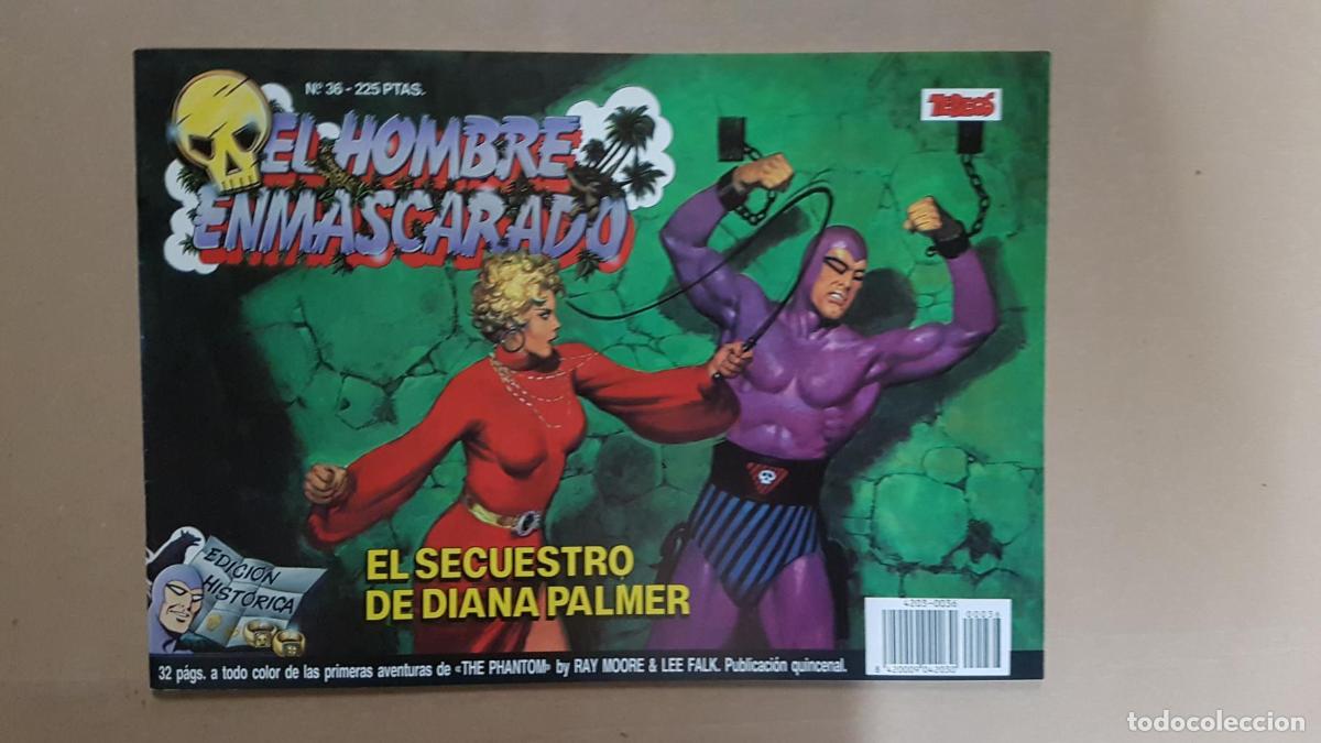 Comics: Ediciones B: El hombre enmascarado numero 36: El secuestro de Diana Palmer - Lee Falk