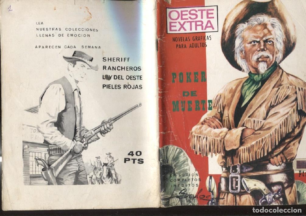 C&oacute;mics: Oeste extra: Poker de muerte (numerado 1 en trasera) - Varios - Foto 1