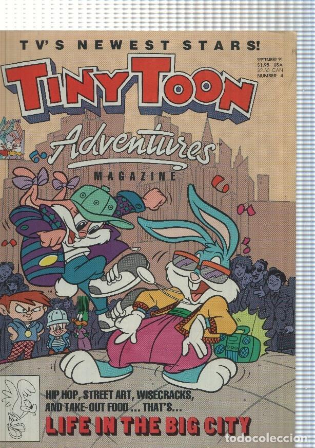 C&oacute;mics: Tv s Newest stars: Tin y ToonAdventures magazine number 4 september 1991 - varios