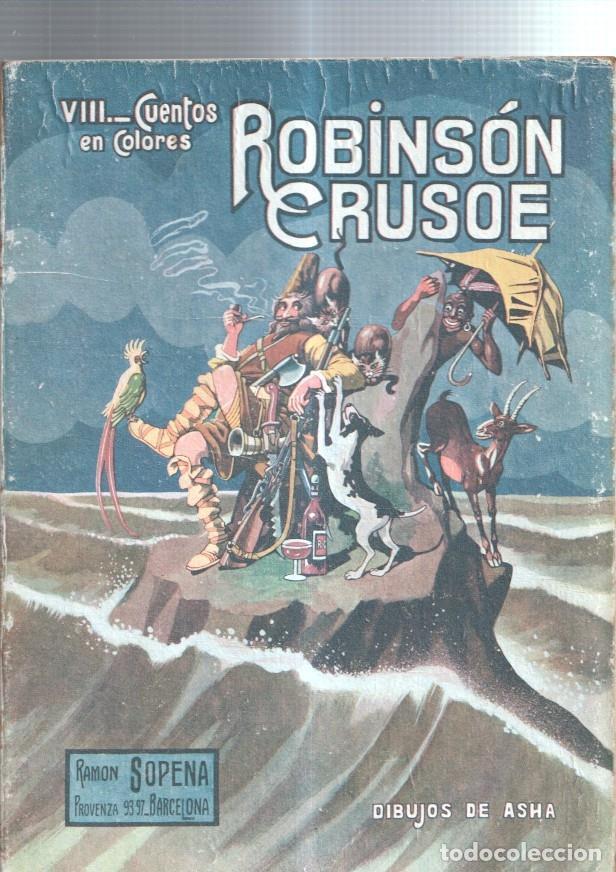 C&oacute;mics: Cuentos en Colores numero VIII: Robinson Crusoe - - Foto 1
