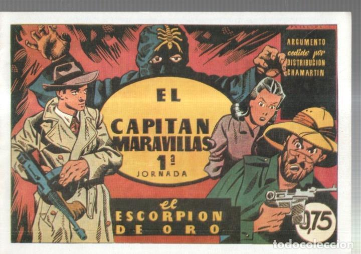 Comics: Facsimil: Valenciana: El capitan maravillas, 1&ordf; jornada: el escorpion de oro -