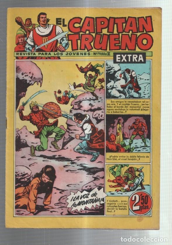 C&oacute;mics: El Capitan Trueno Extra numero 070 (numerado 2 en trasera) - Varios