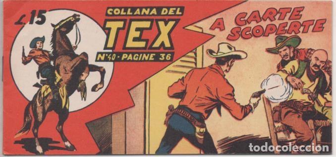 Comics: Comic E00261: Callana del TexL15 n&ordm; 40. A Carte Scoperte - Bonelli
