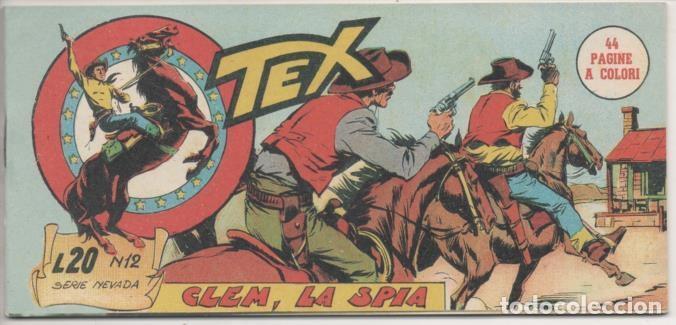 Comics: Comic E00458: Collada del Tex L20 n&ordm; 12 Serie Nevada. Clem, La Spia - Bonelli