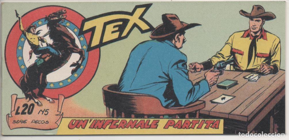 C&oacute;mics: Comic E00478: Collada del Tex L20 n&ordm; 5 Serie Pecos. Un Infernale Partita - Bonelli - Foto 1
