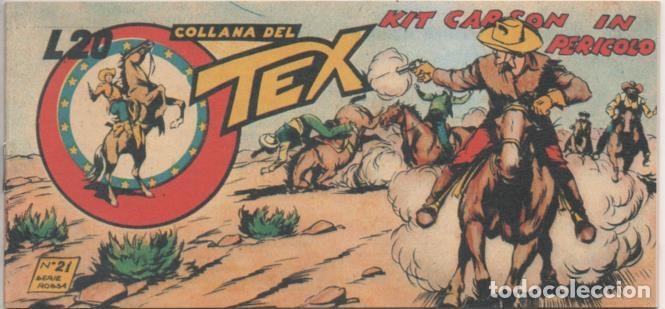 C&oacute;mics: Comic E00410: Collada del Tex L20 n&ordm; 21 Serie Rossa. Kit Carson in Pericolo - Bonelli - Foto 1