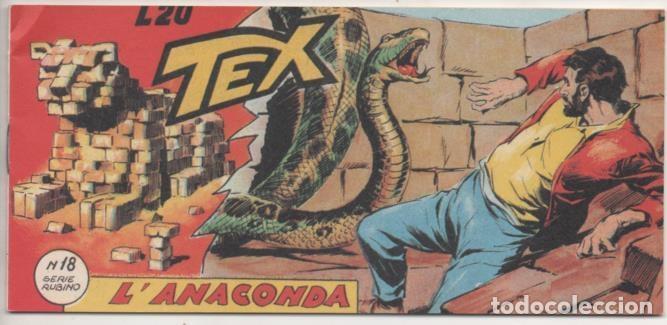 C&oacute;mics: Comic E00039: Tex L20 n&ordm; 18 Serie Rubino. LAnaconda - Bonelli - Foto 1
