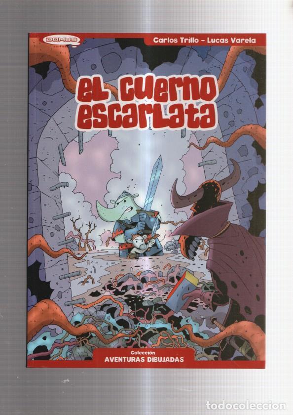 Comics: Coleccion Aventuras Dibujadas: El cuerno escarlata numero 5 - Carlos Trillo - Lucas Varela