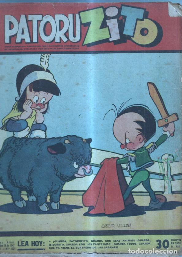 C&oacute;mics: Patoruzito numero 102: cubierta mal estado y suelta - varios - Foto 1