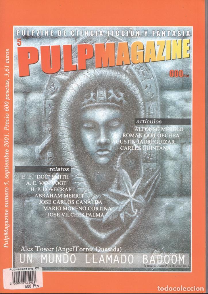 Comics : Fanzine: Pulpmagazine num 5, septiembre 2001. Ilustraciones por Fran Perea. Novela completa Un mundo
