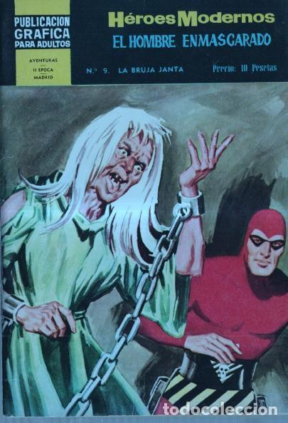 Comics : Heroes Modernos segunda epoca numero 09: El Hombre Enmascarado: La bruja Janta - Lee Falk