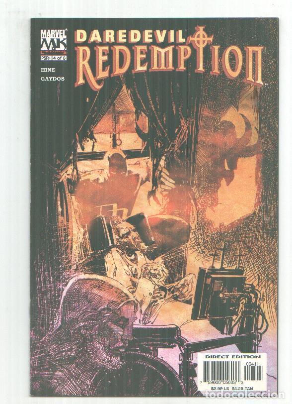C&oacute;mics: Marvel Comics: Daredevil: Redemption numero 4 - Hine - Gaydos - Foto 1
