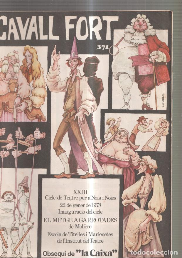 Fumetti: Revista: Cavall Fort num.371, Gener 1978: Els Barrina i els Forada- Activitats per - Varios