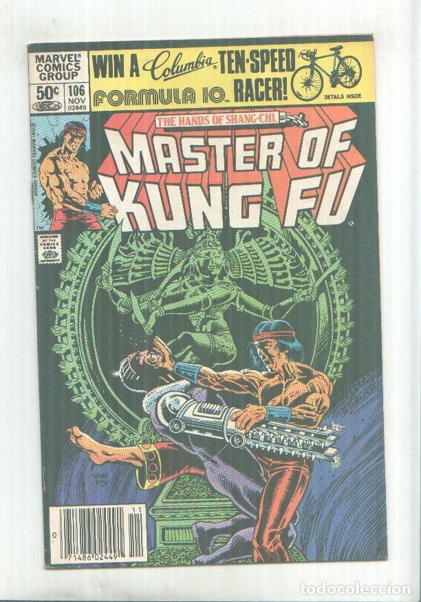 C&oacute;mics: Marvel Comics: Master of Kung Fu numero 106 - Varios - Foto 1