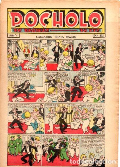 C&oacute;mics: V49012: POCHOLO n&ordm; 203. Cascaron tenia razon - NULL - Foto 1