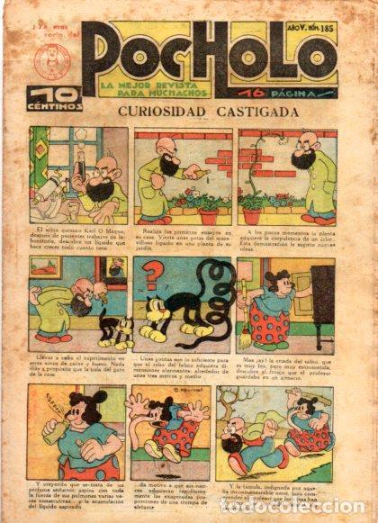 C&oacute;mics: V49001: POCHOLO n&ordm; 185. Curiosidad castigada - NULL - Foto 1