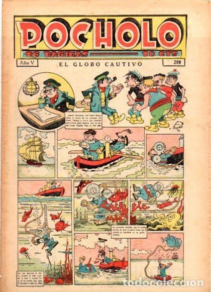 C&oacute;mics: V49015: POCHOLO n&ordm; 200. El globo cautivo - NULL - Foto 1