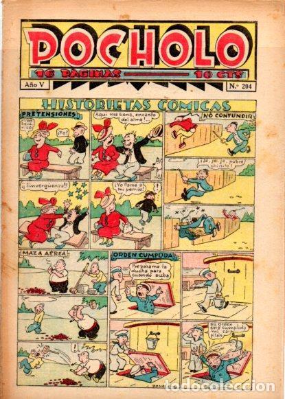 C&oacute;mics: V49023: POCHOLO n&ordm; 204. Historietas comicas - NULL - Foto 1
