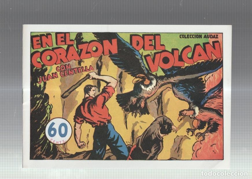C&oacute;mics: Facsimil: Juan Centella segunda serie: En el corazon del volcan - Cossio - Foto 1
