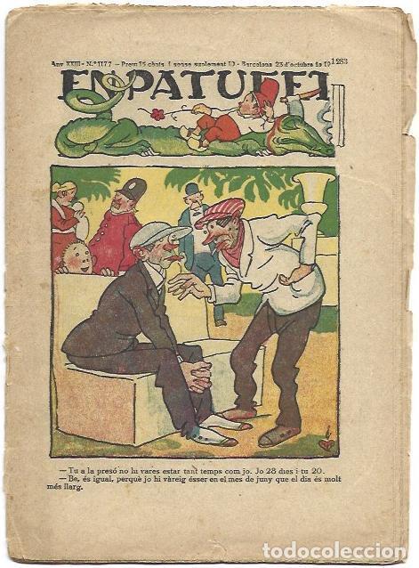 C&oacute;mics: PATUFET 2776: Numero 1177, 23 de octubre de 1924