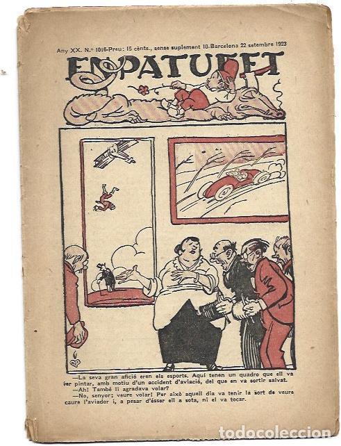 C&oacute;mics: PATUFET 2786: Numero 1016, 22 de septiembre de 1923