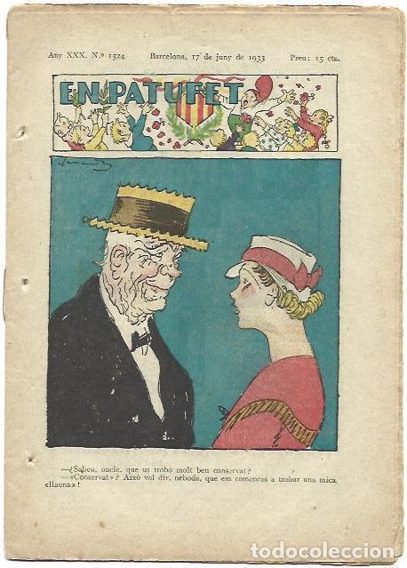 C&oacute;mics: PATUFET 2685: Numero 1524, 17 de junio de 1933