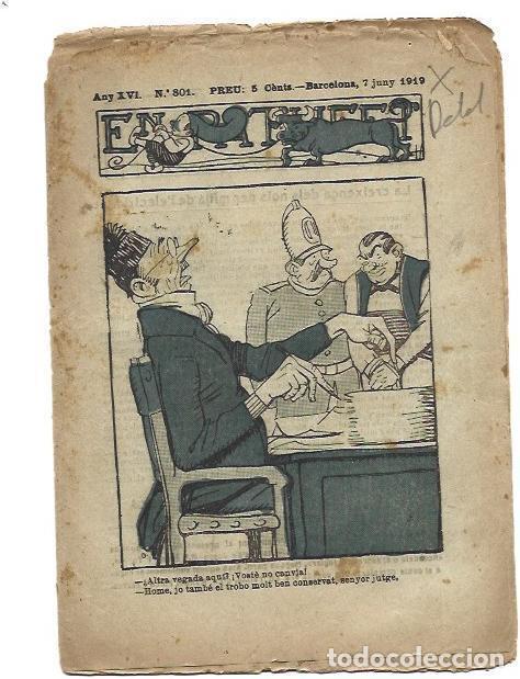 C&oacute;mics: PATUFET 2663: Numero 801, 7 de junio de 1919