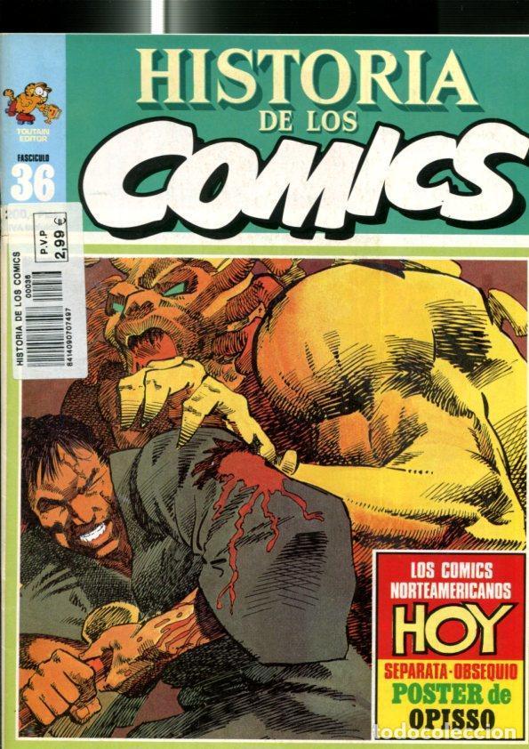 C&oacute;mics: Fasciculo de Historia de los comics numero 36: comics norteamericanos, ficha articulo sobre Gerry C