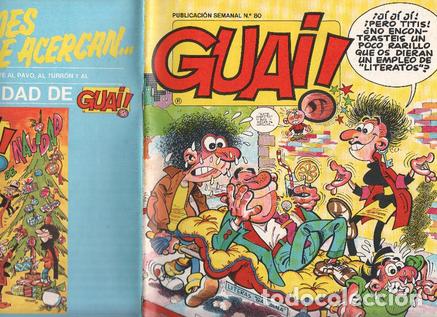 C&oacute;mics: Guai publicacion semanal numero 080: Chicha, Tato y Clodoveo de Francisco Iba&ntilde;ez - varios
