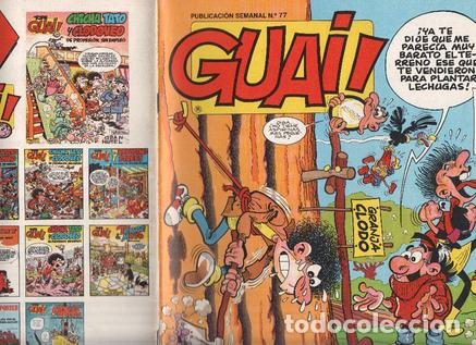 C&oacute;mics: Guai publicacion semanal numero 077: Chicha, Tato y Clodoveo de Francisco Iba&ntilde;ez - varios