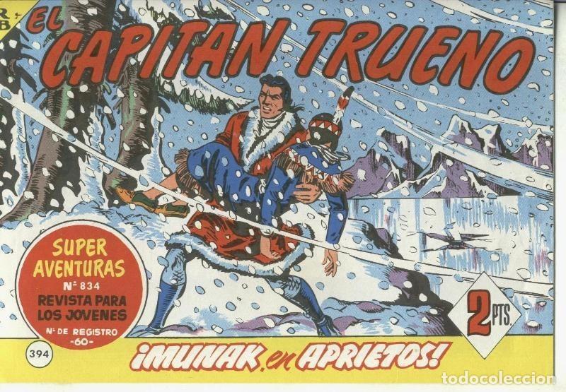Comics: El Capitan trueno facsimil numero 394: Munak, en aprietos - Varios