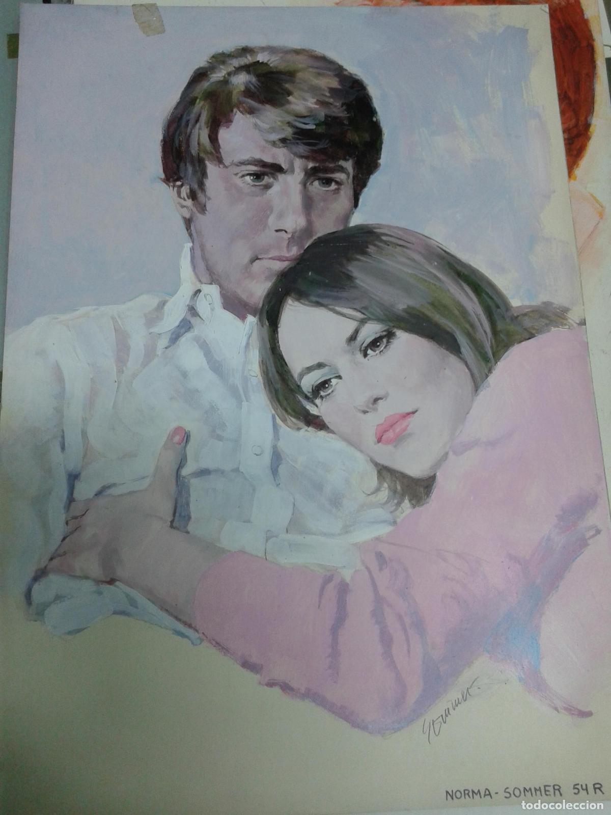 Comics: Original en color de Manfred Sommer (dibujante de Frank Cappa) modelo numerado 5 -