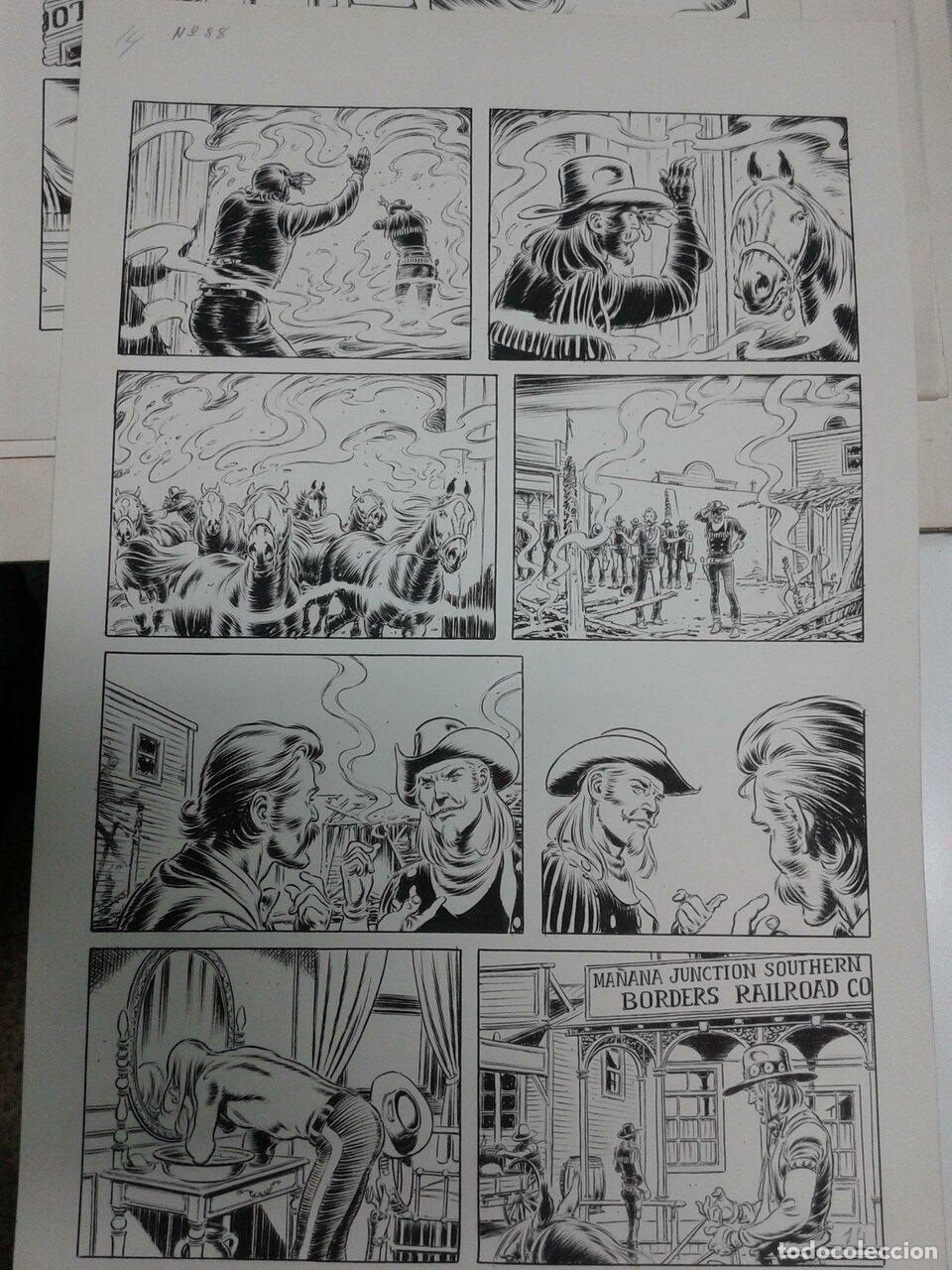 C&oacute;mics: Dibujo original de Buffalo Bill modelo 3 - - Foto 1
