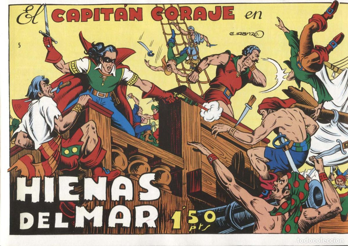 C&oacute;mics: Facsimil: El Capitan Coraje numero 05: Hienas del mar - Iranzo - Foto 1