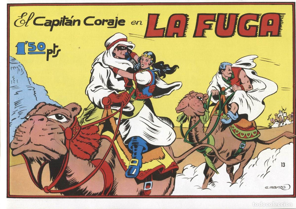 C&oacute;mics: Facsimil: El Capitan Coraje numero 13: la fuga - Iranzo - Foto 1