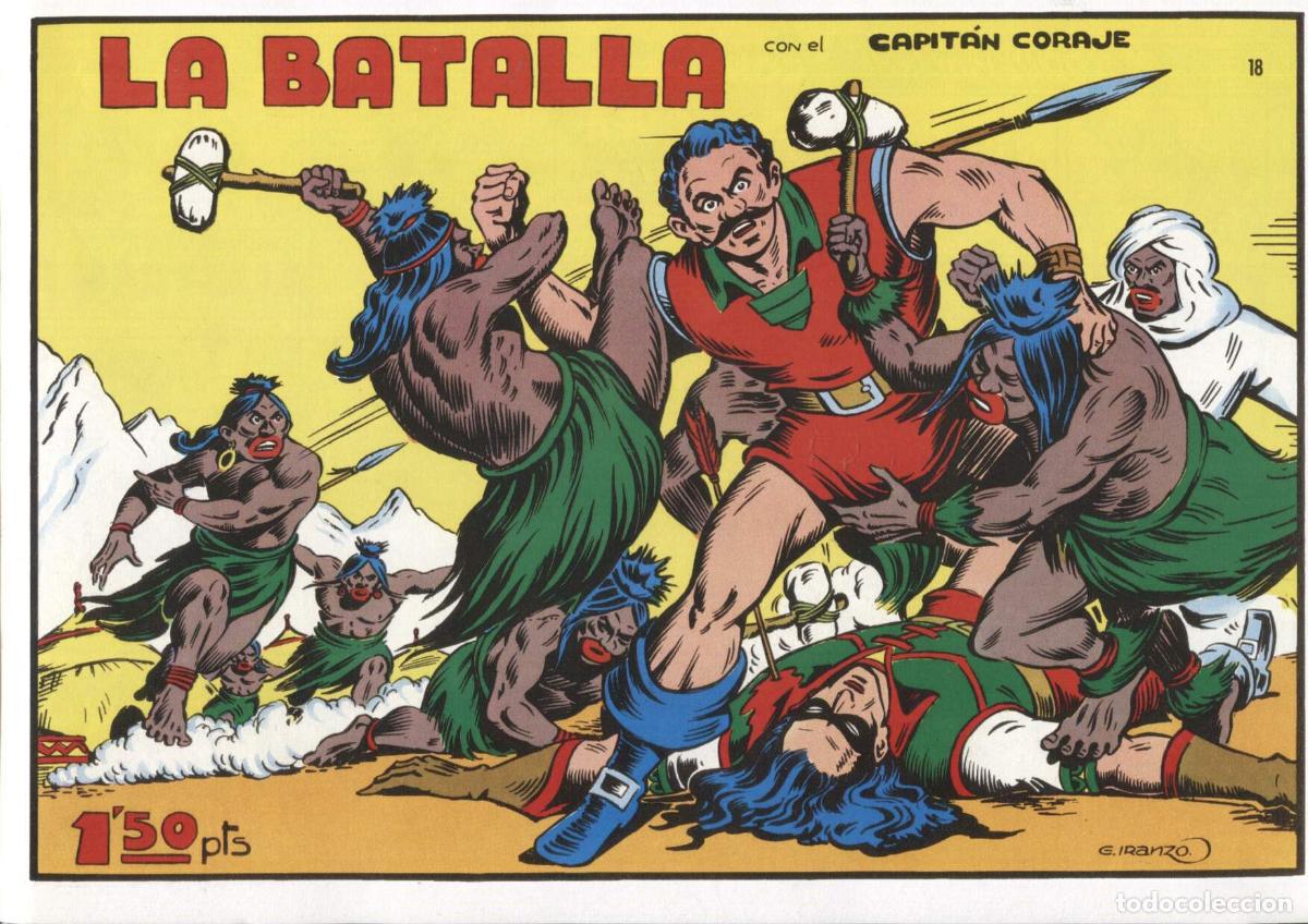 C&oacute;mics: Facsimil: El Capitan Coraje numero 18: la batalla - Iranzo - Foto 1