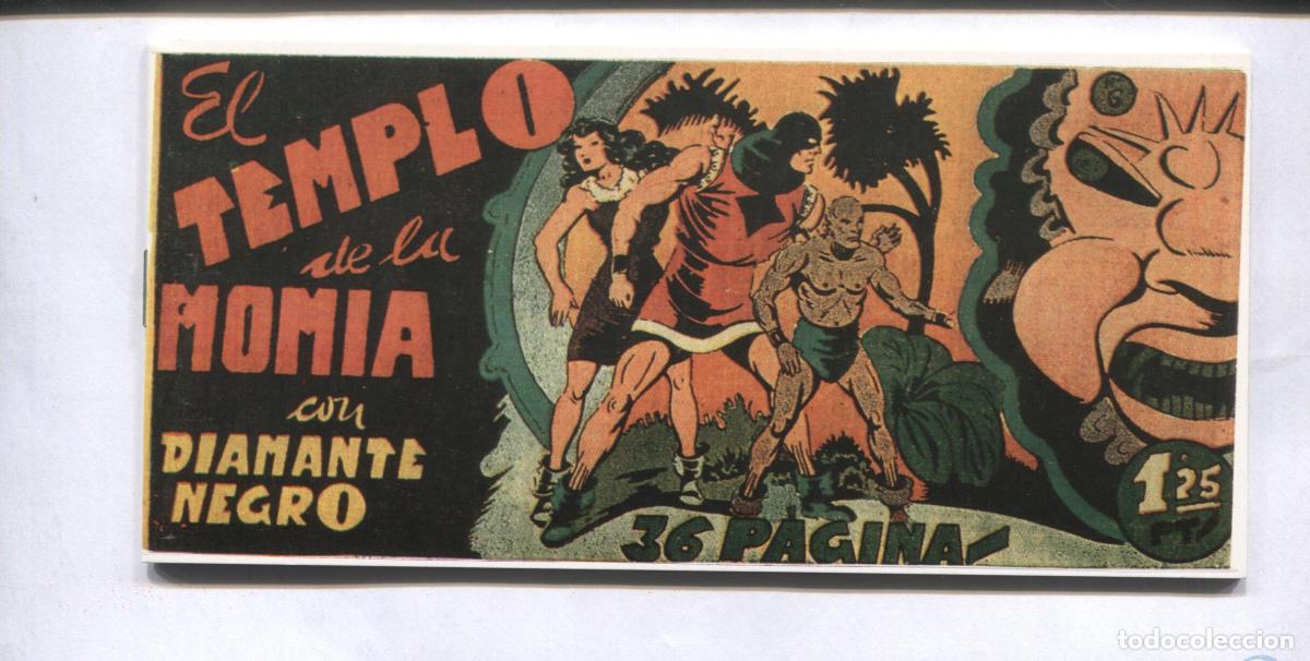 C&oacute;mics: Diamante Negro de Luis Gago facsimil numero 06: El templo de la momia - Varios