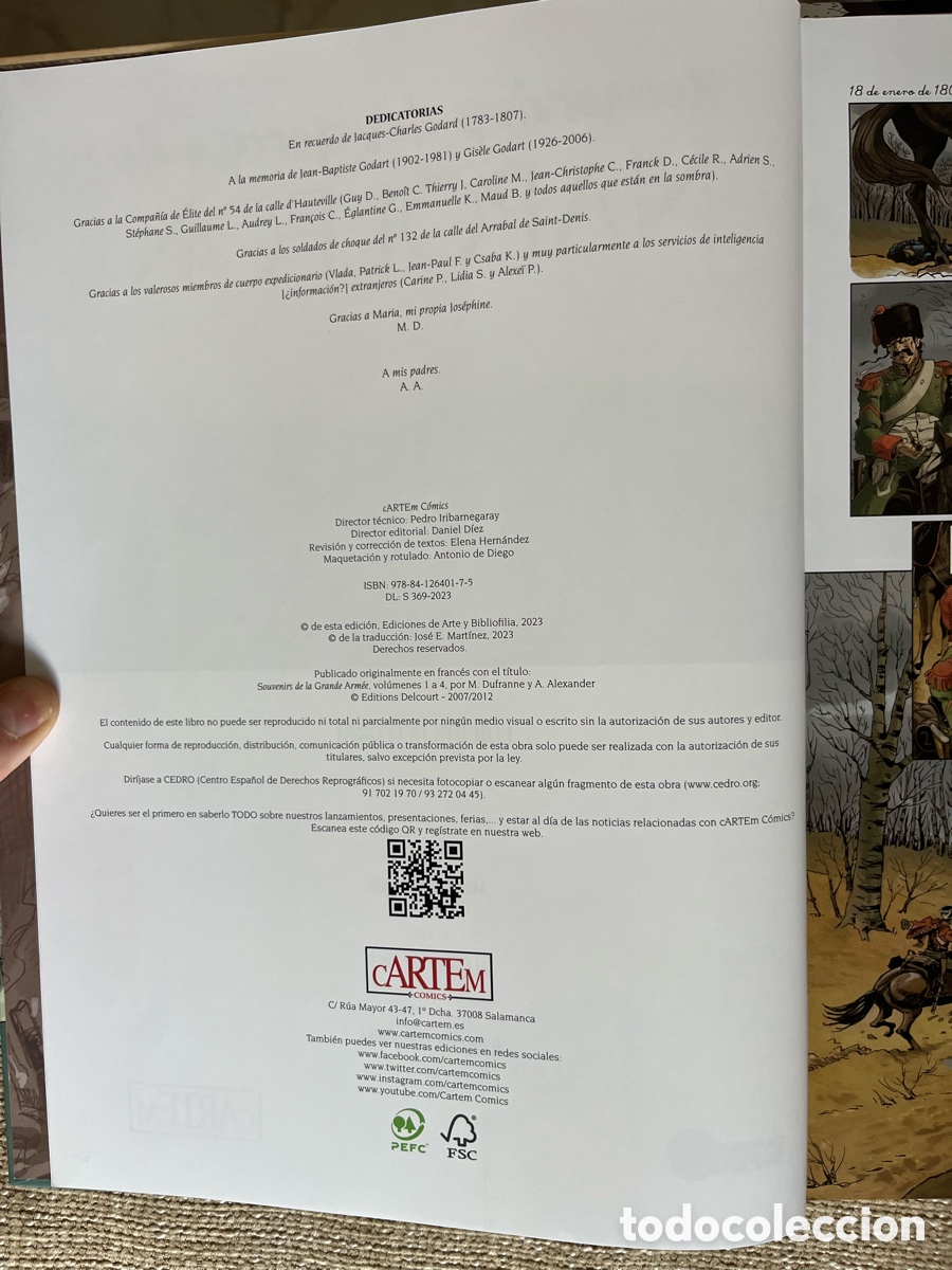 C&oacute;mics: Recuerdos del ej&eacute;rcito de Napole&oacute;n EDICI&Oacute;N INTEGRAL. Cartem C&oacute;mics - Foto 3