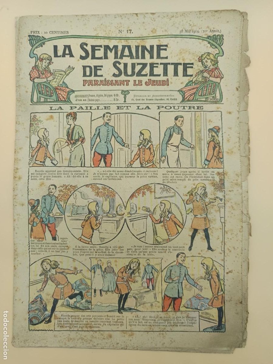 C&oacute;mics: LA SEMAINE DE SUZETTE A&Ntilde;O 1914 N.17 - Foto 1