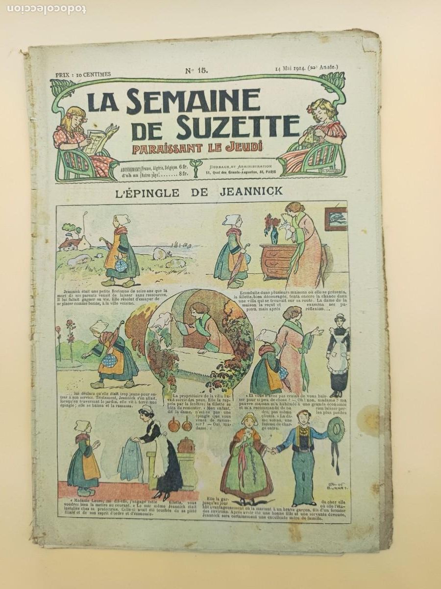 C&oacute;mics: LA SEMAINE DE SUZETTE A&Ntilde;O 1914 N.15 - Foto 1