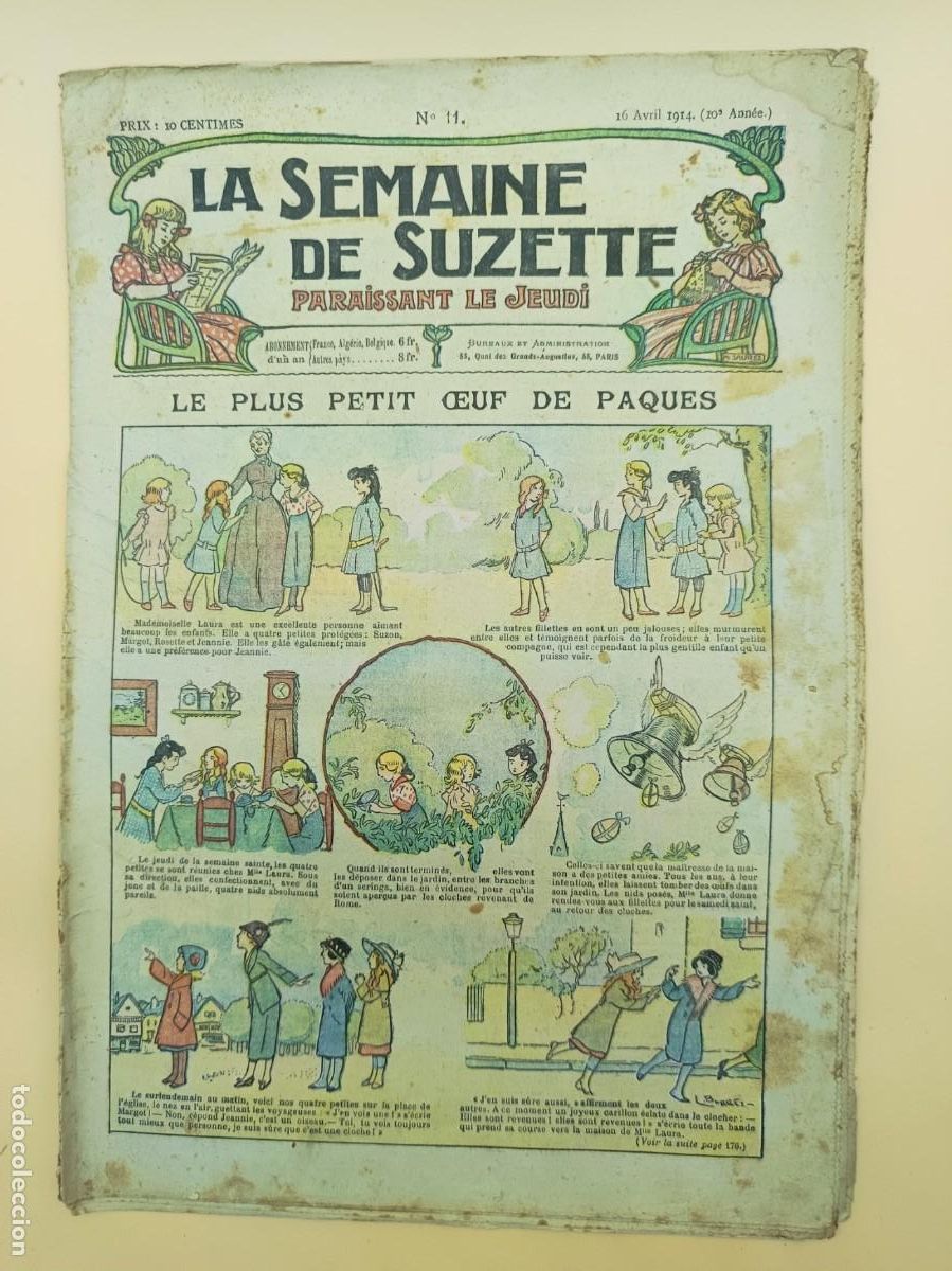 C&oacute;mics: LA SEMAINE DE SUZETTE A&Ntilde;O 1914 N.11 - Foto 1