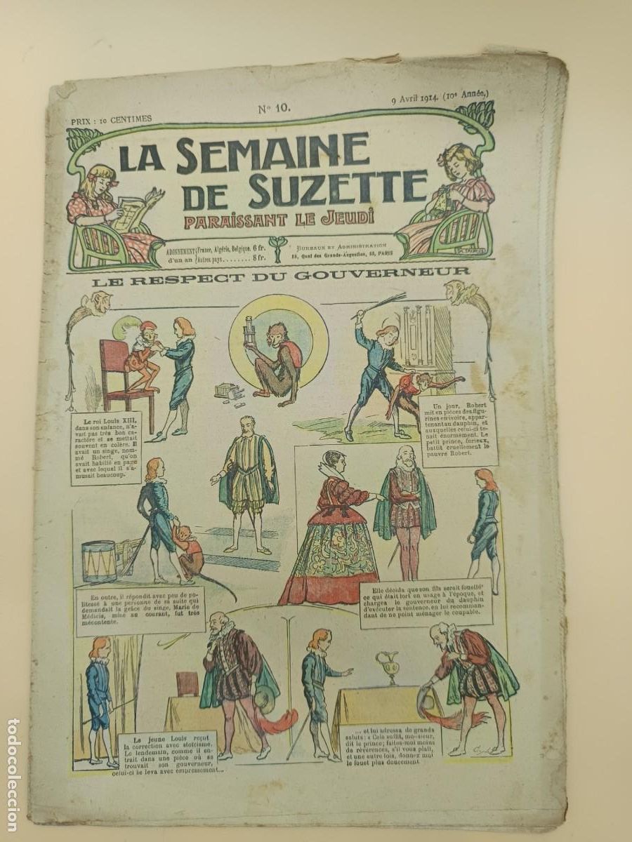 C&oacute;mics: LA SEMAINE DE SUZETTE A&Ntilde;O 1914 N.10 - Foto 1
