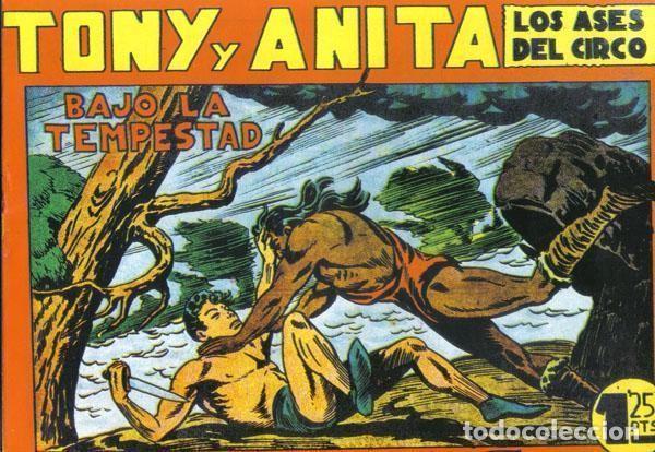 Comics: Tony y Anita facsimil numero 020: Bajo la tempestad - Miguel Quesada