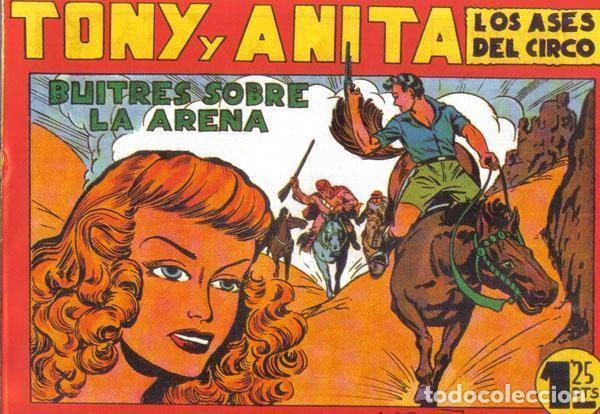 Comics: Tony y Anita facsimil numero 022: Buitres sobre la arena - Miguel Quesada