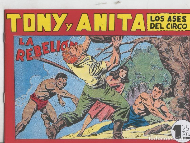 Comics: Tony y Anita facsimil numero 040: La rebelion - Miguel Quesada