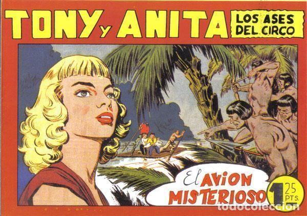 C&oacute;mics: Tony y Anita facsimil numero 104: El avion misterioso - Miguel Quesada