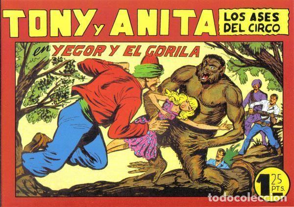 Comics: Tony y Anita facsimil numero 136: Yegor y el gorila - Miguel Quesada