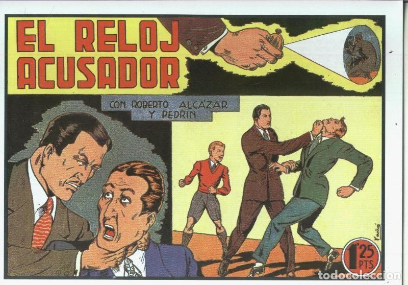 Fumetti: Roberto Alcazar y Pedrin facsimil numero 0136: El reloj acusador - Va&ntilde;o