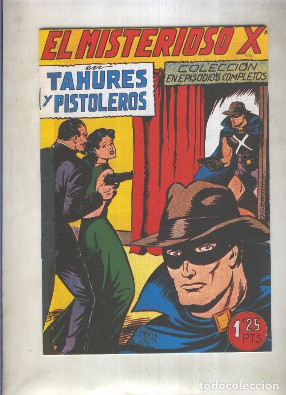 Comics: El Misterioso X, facsimil numero 03: Tahures y pistoleros - Manuel Gago